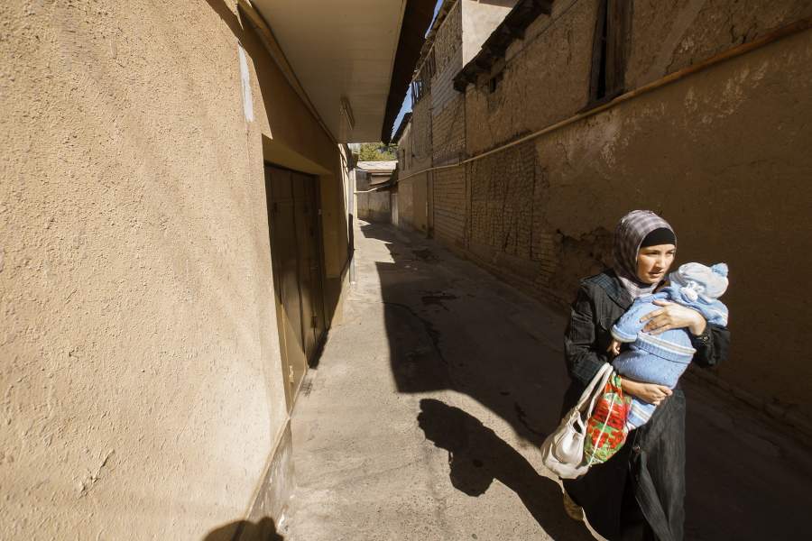 Узбекистан. Ташкент. Квартал частного жилья - махаля.