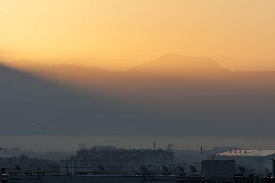 Узбекистан. Ташкент. Рассвет над Ташкентом