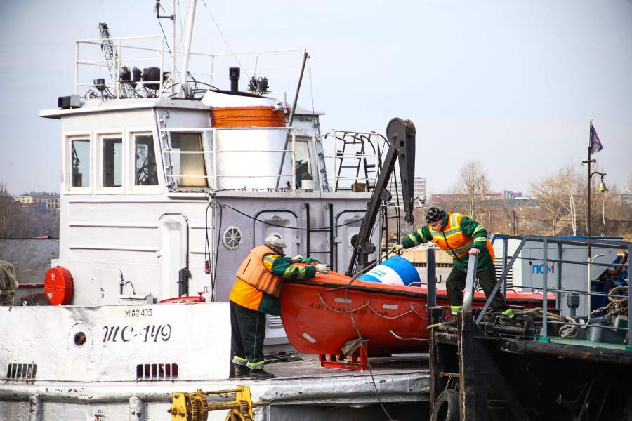Спуск судов на воду