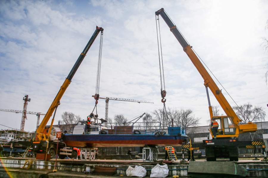 Спуск судов на воду