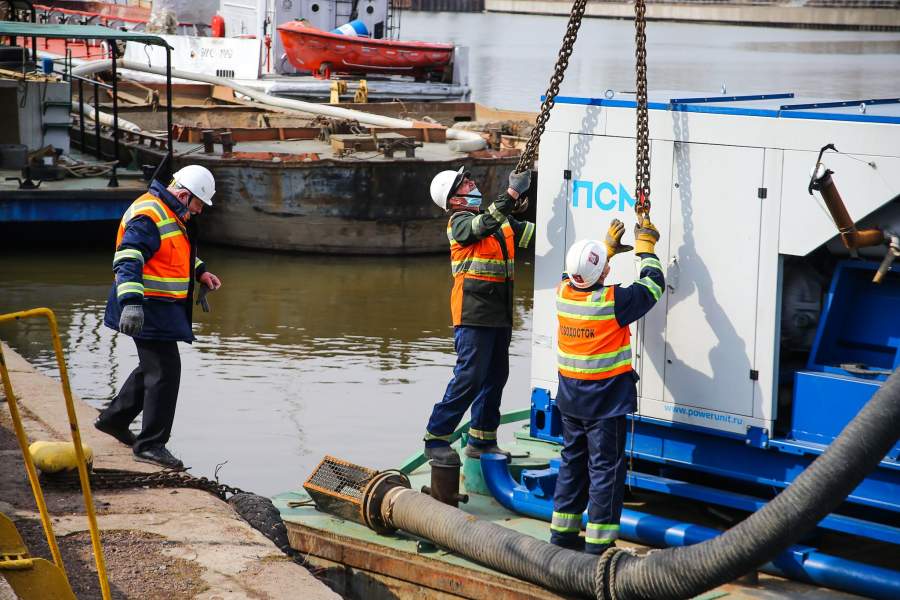 Спуск судов на воду