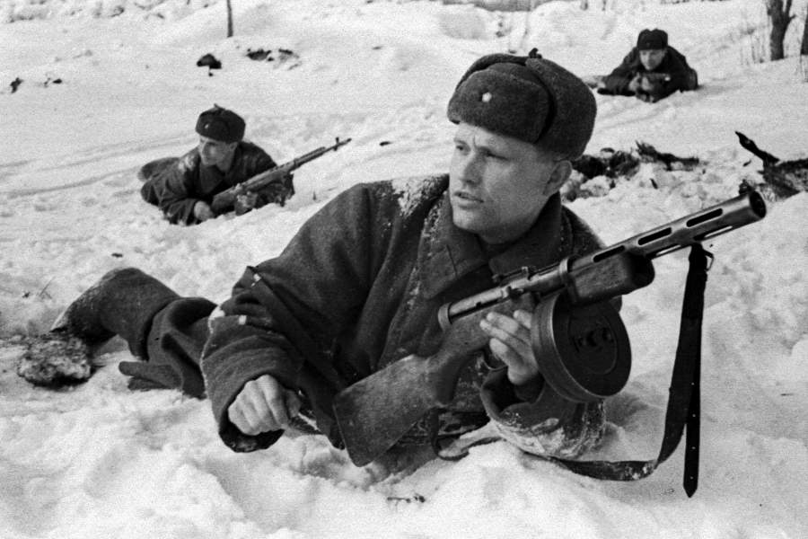 Солдаты в ходе военных действий, 1941 год