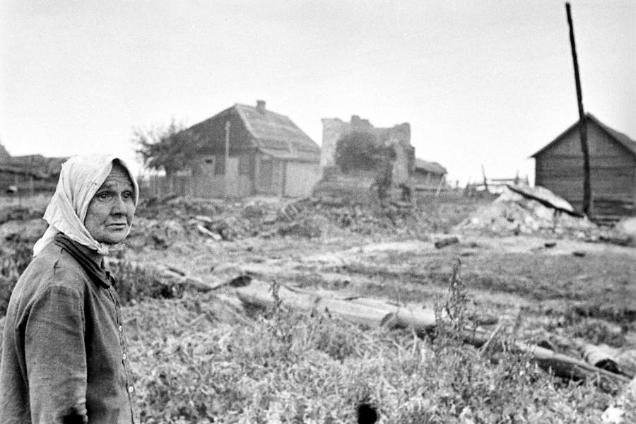 Деревня под городом Дорогобуж. 1941 год 
