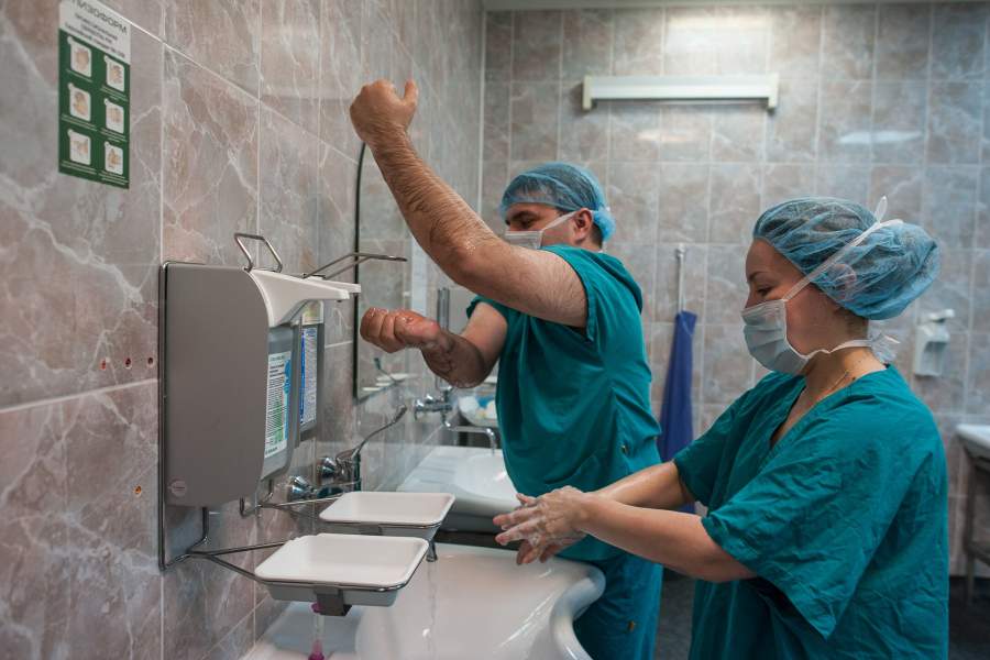 обработка рук