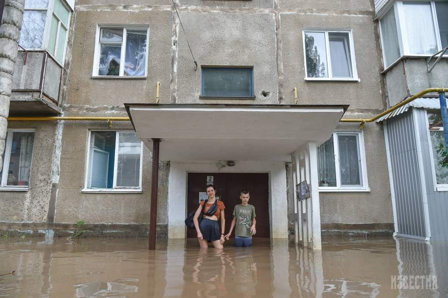 Керчь затопило
