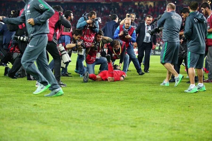 на матче 2016