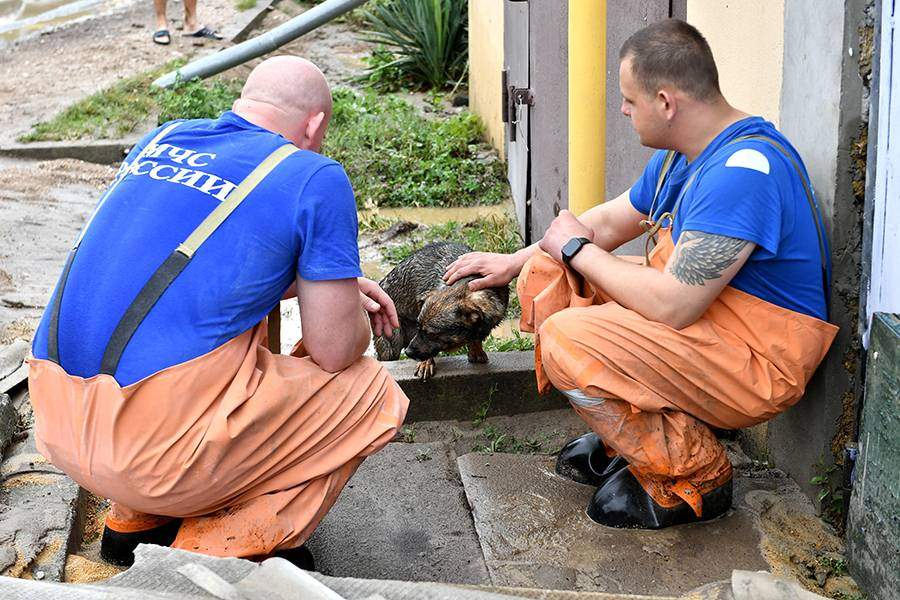 Последствия схода селя в Бахчисарайском районе