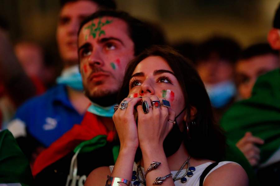 болельщики