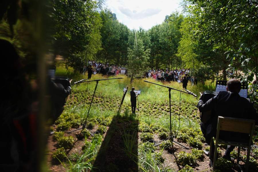 Фестиваль ландшафтных объектов «Архстояние» в арт-парке «Никола-Ленивец»