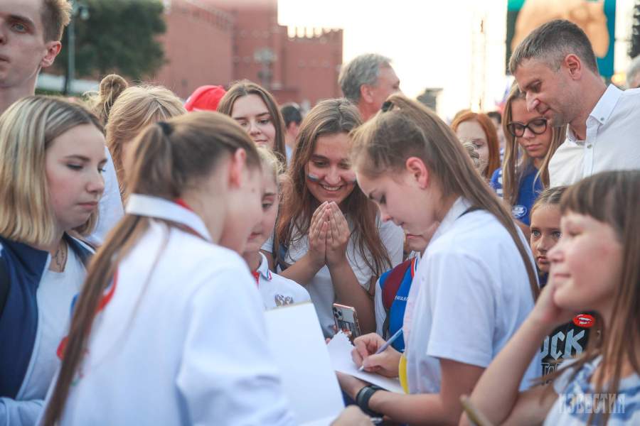 встреча олимпийцев