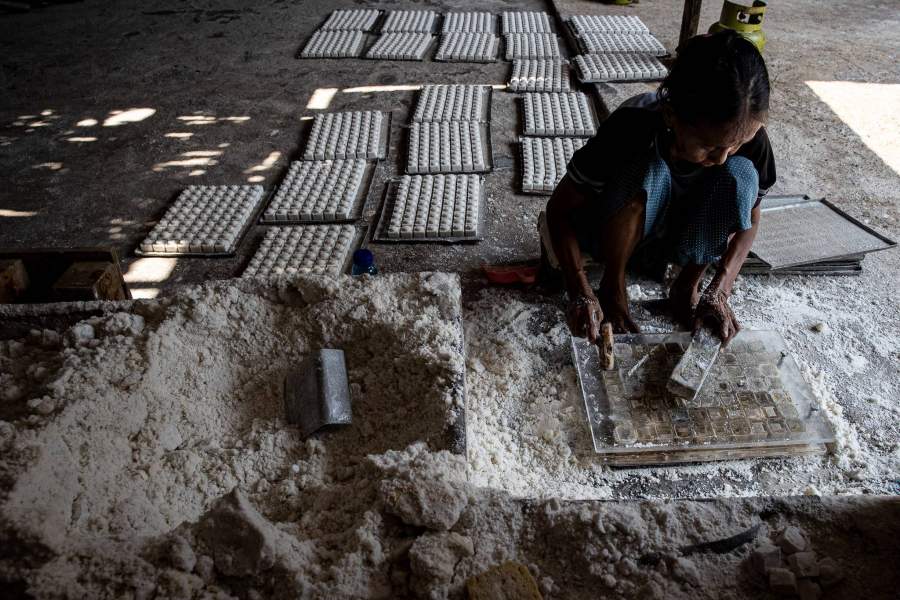 Добыча соли, Индонезия