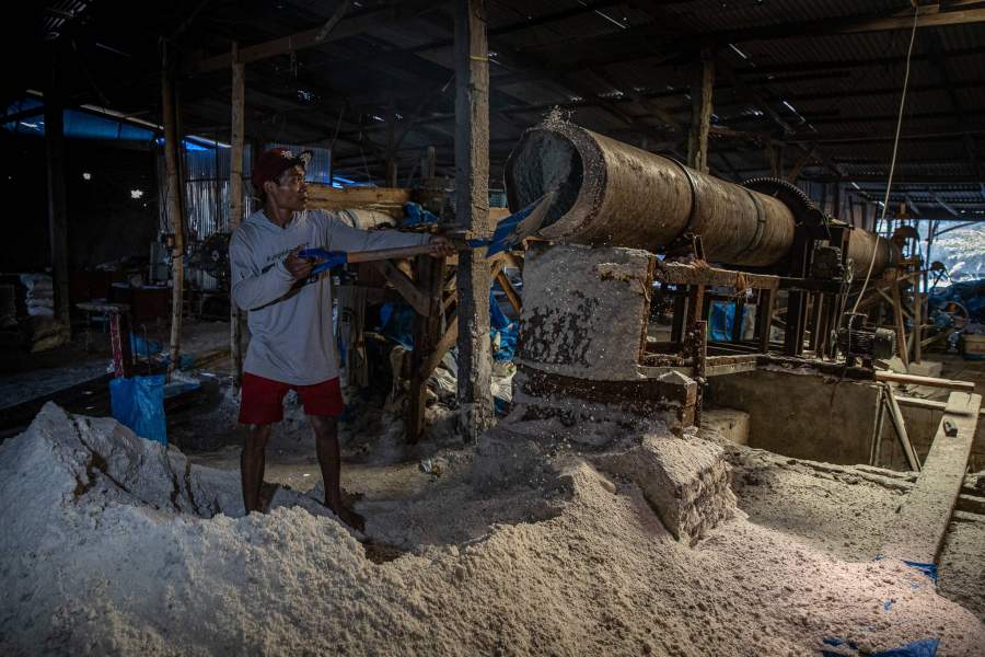 Добыча соли, Индонезия