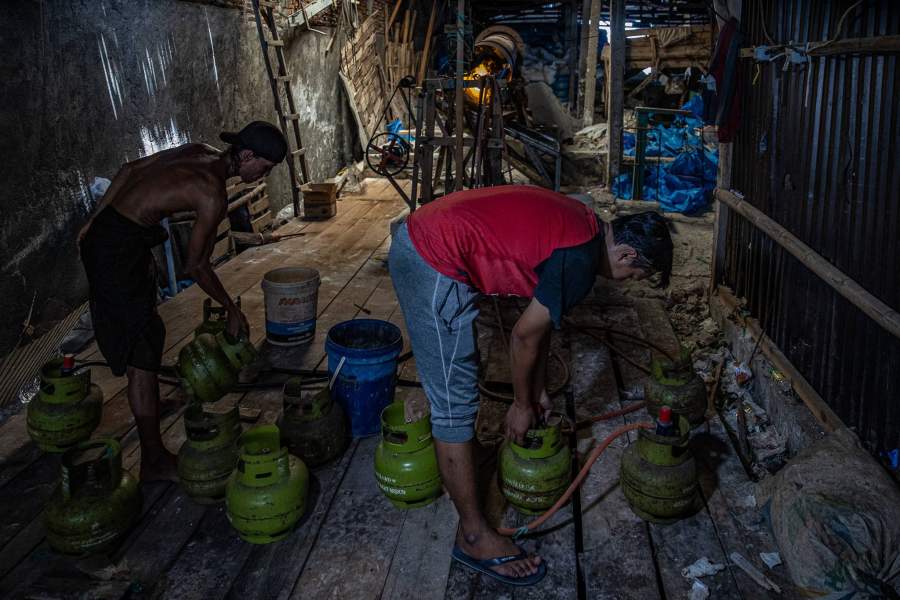 Добыча соли, Индонезия