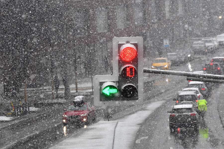 Снегопад в Москве