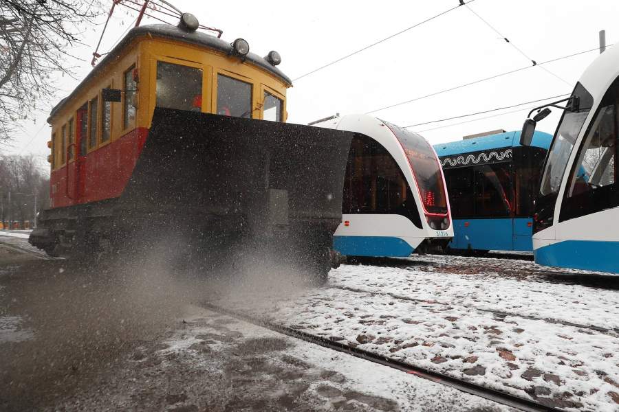 Снегопад в Москве