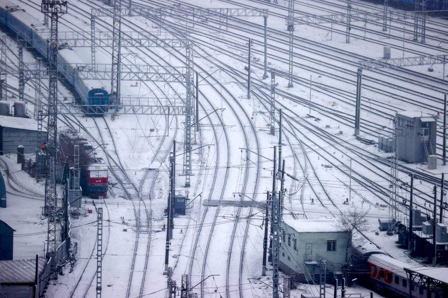 Снегопад в Москве