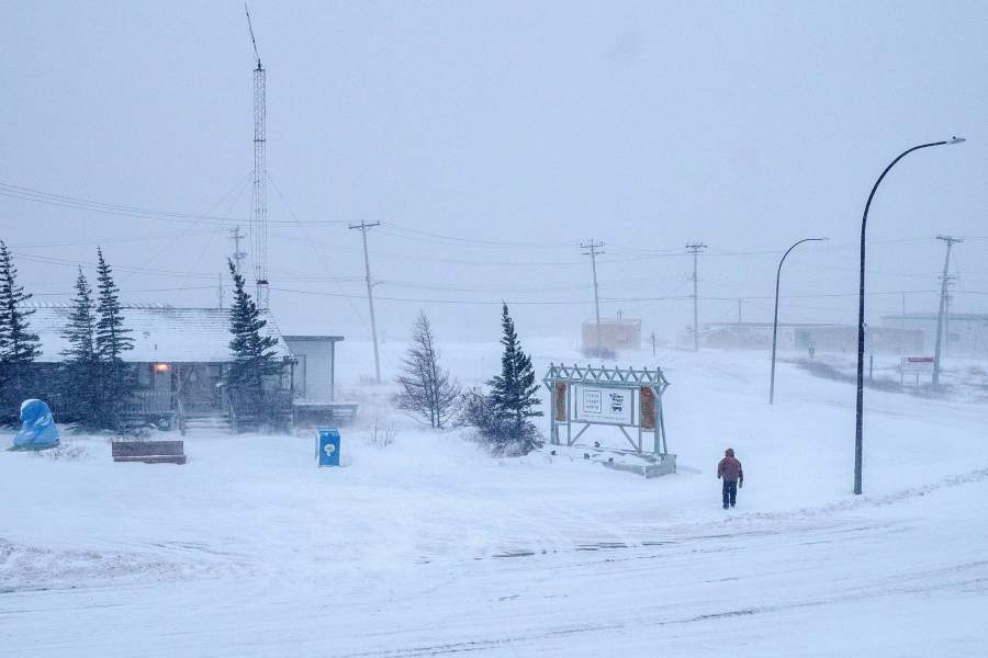 Мировая столица полярных медведей - городок Черчилл