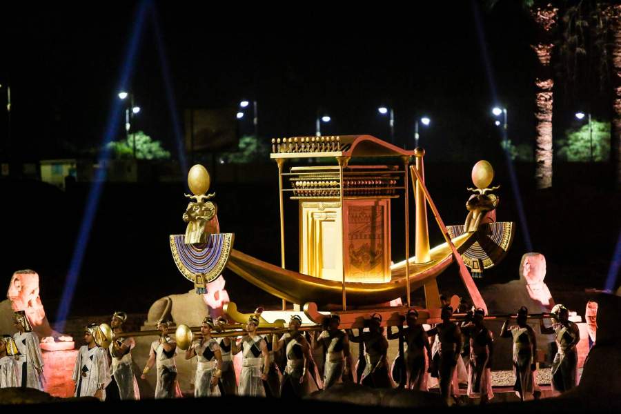 В Луксоре после реконструкции открыли древнюю Аллею сфинксов