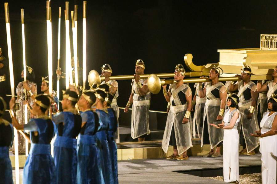 В Луксоре после реконструкции открыли древнюю Аллею сфинксов