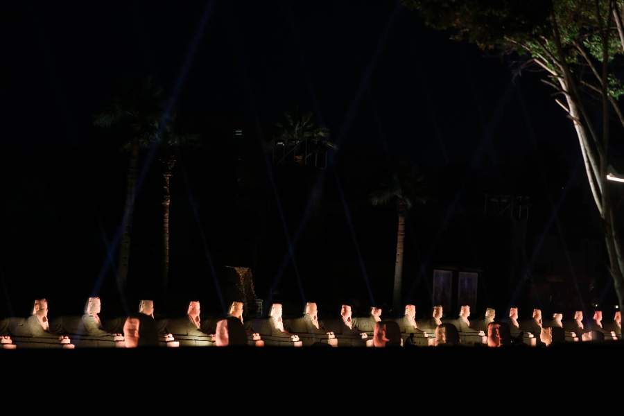 В Луксоре после реконструкции открыли древнюю Аллею сфинксов