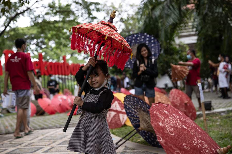 Индонезийский фестиваль зонтов