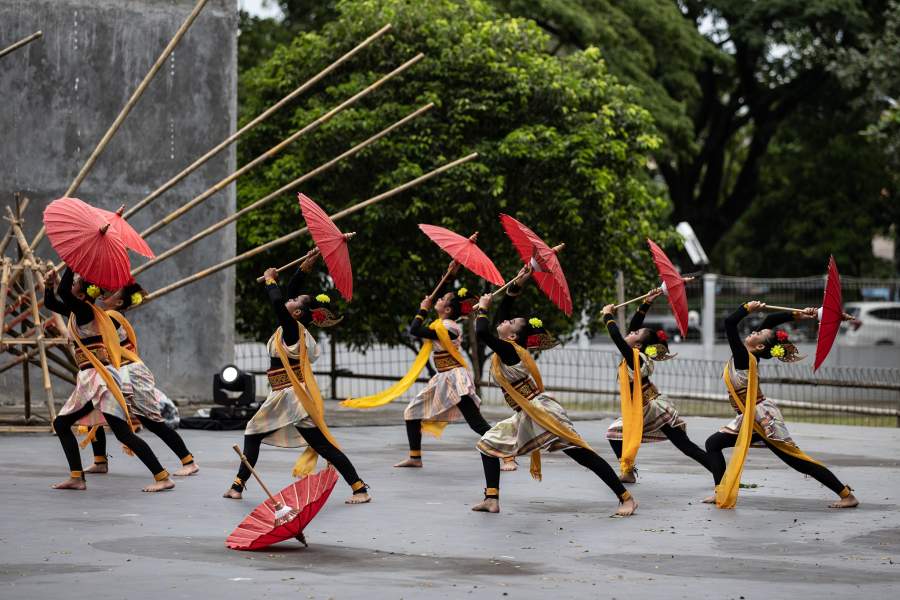 Индонезийский фестиваль зонтов