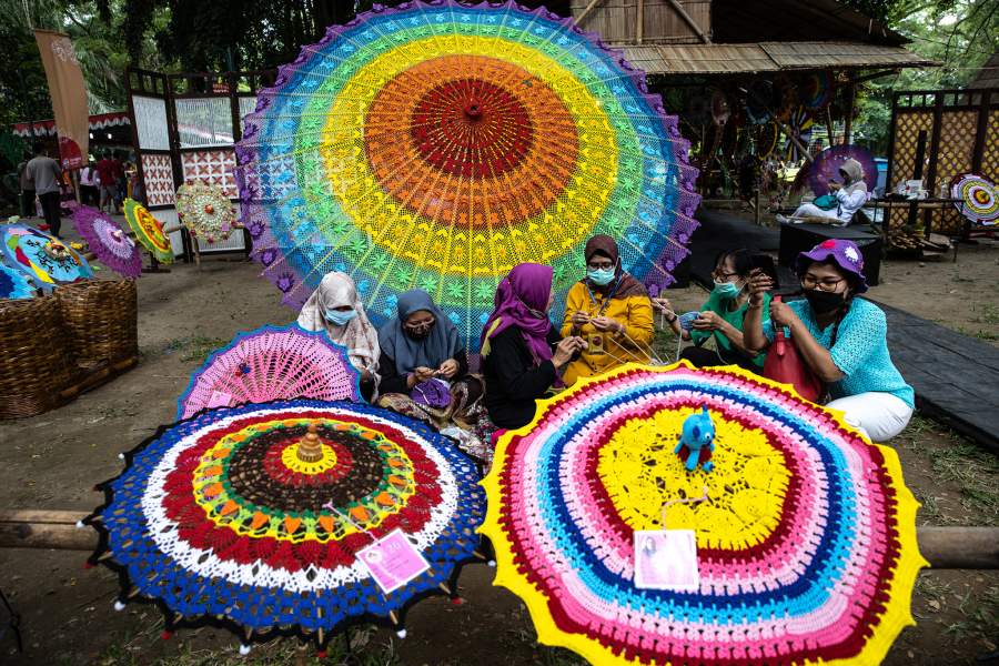 Индонезийский фестиваль зонтов