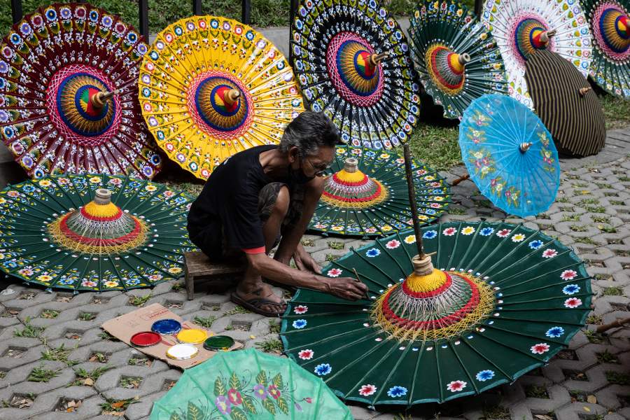 Индонезийский фестиваль зонтов