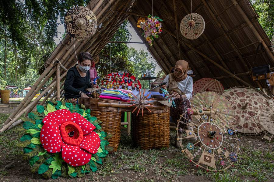 Индонезийский фестиваль зонтов