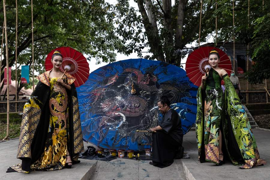 Индонезийский фестиваль зонтов