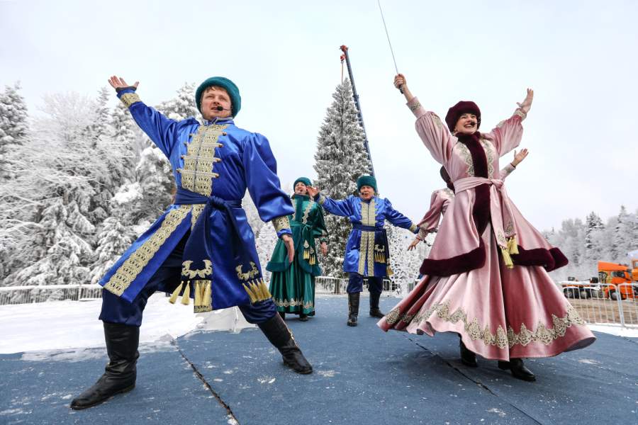 Рубка главной елки страны