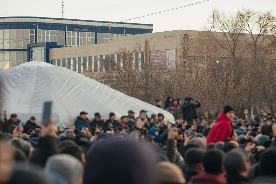 Протестная акция в Актау