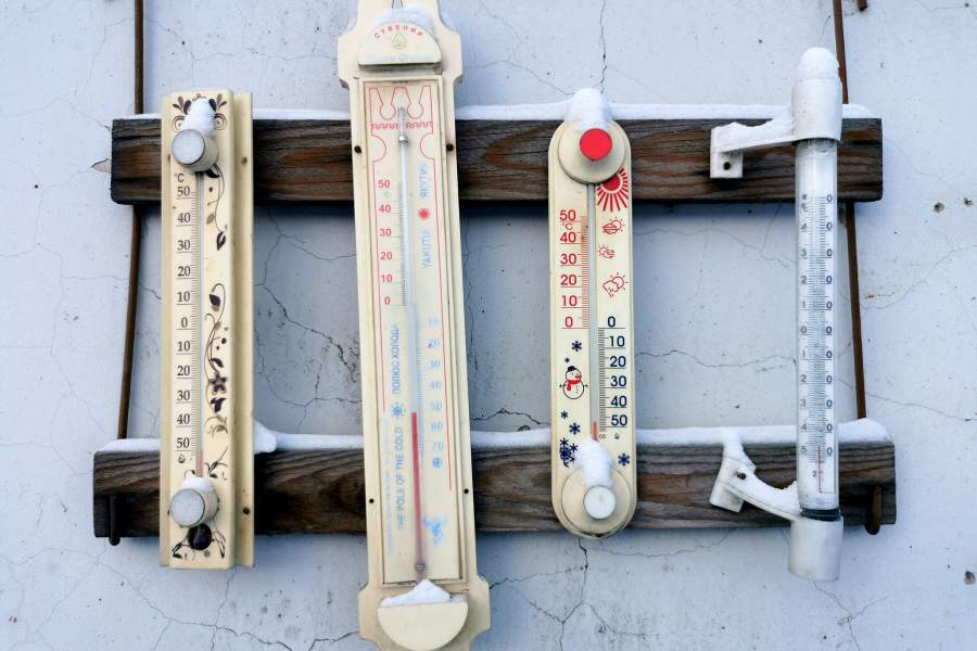 Зимняя якутская дорога