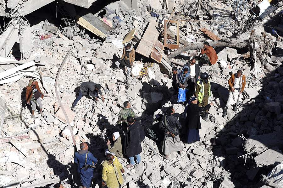 Арабская коалиция нанесла авиаудары по столице Йемена