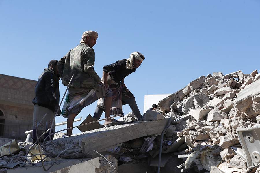 Арабская коалиция нанесла авиаудары по столице Йемена