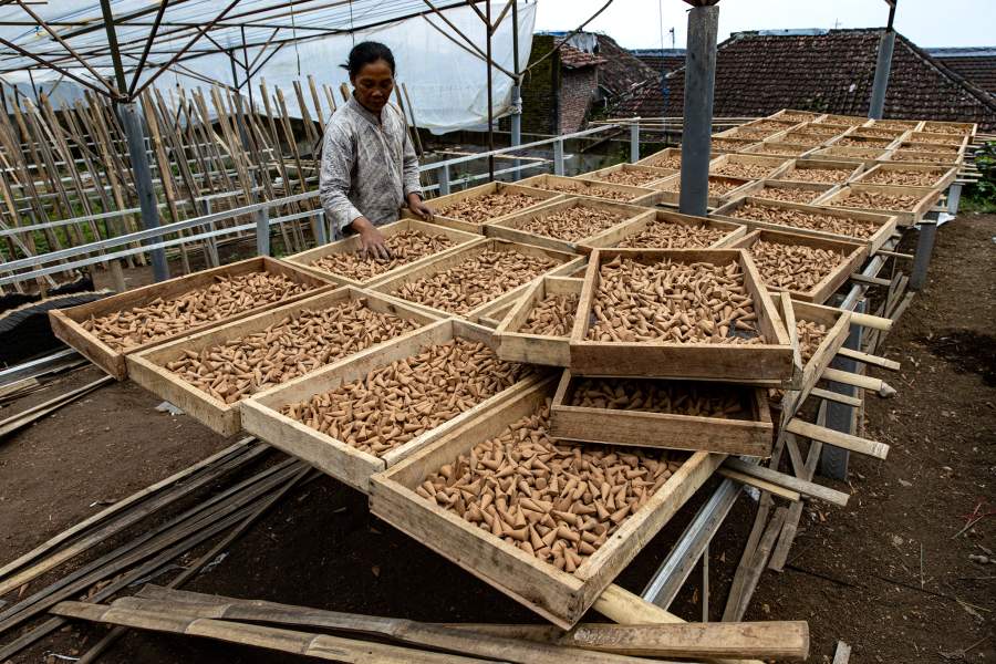 Просушивание аромаконусов