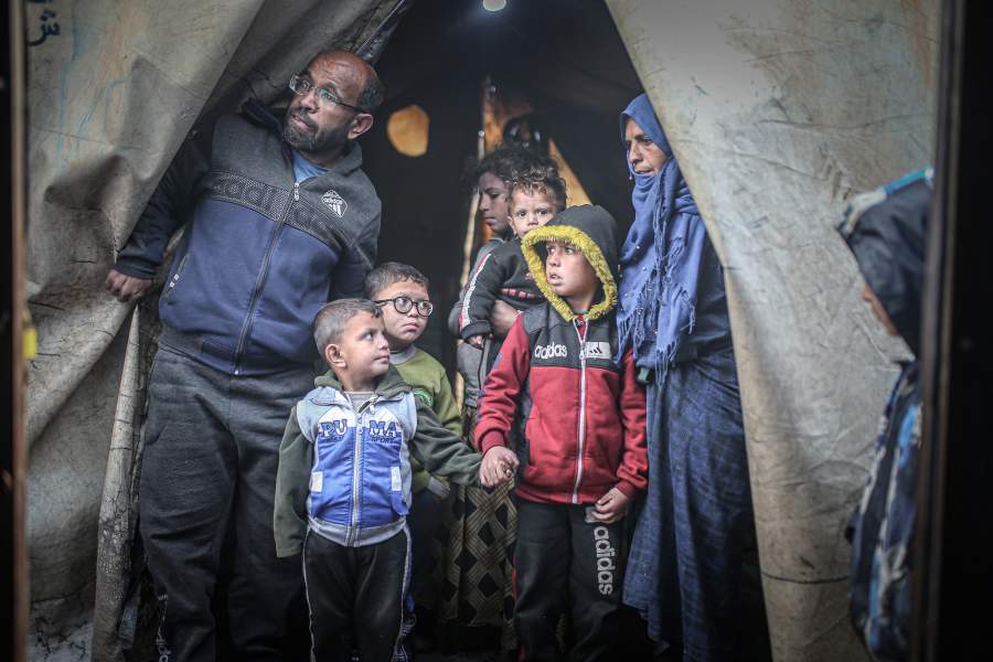 Идлиб в грязи после проливных дождей