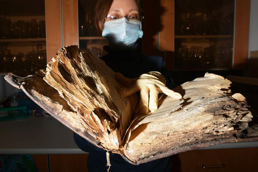 Как работает Федеральный центр консервации и реставрации библиотечных фондов в Санкт-Петербурге