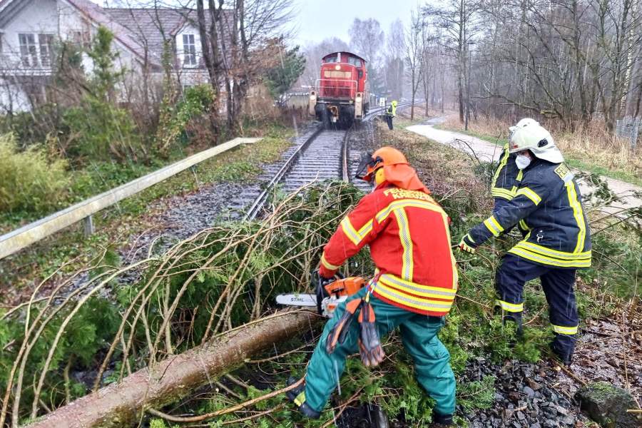 Ураган "Иления" в Германии