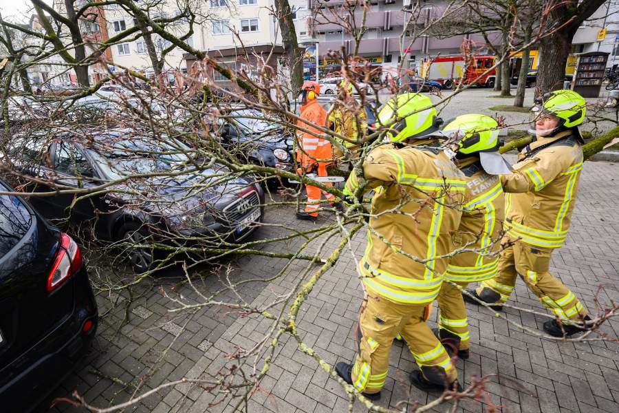 Ураган "Иления" в Германии