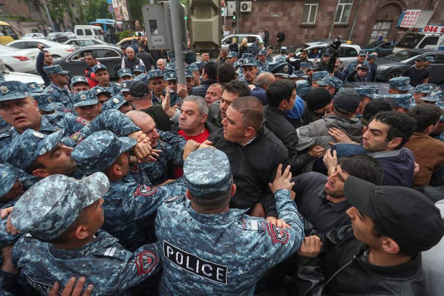 Акции протеста в Ереване