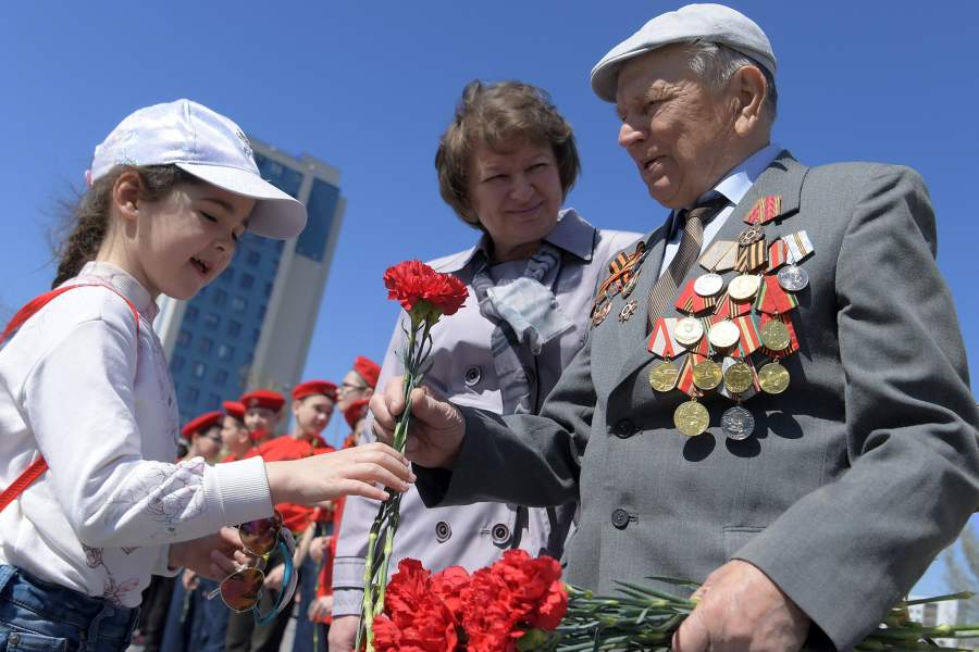 Празднование Дня Победы в России
