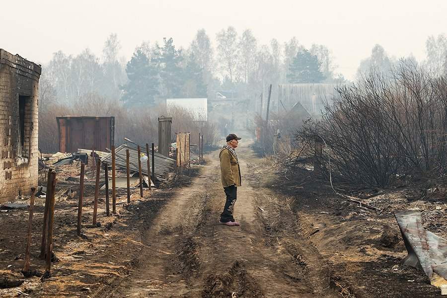 Природные пожары в России