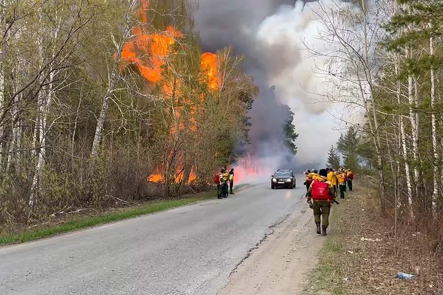 Природные пожары в России
