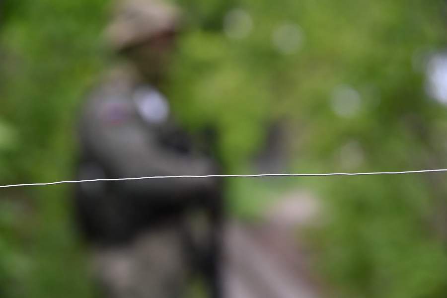 Работа саперов МВД ЛНР на освобожденных территориях в Харьковской области