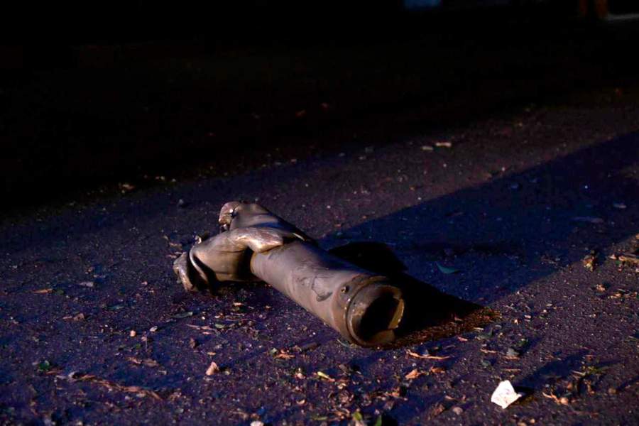 Осколок снаряда, выпущенного ВСУ