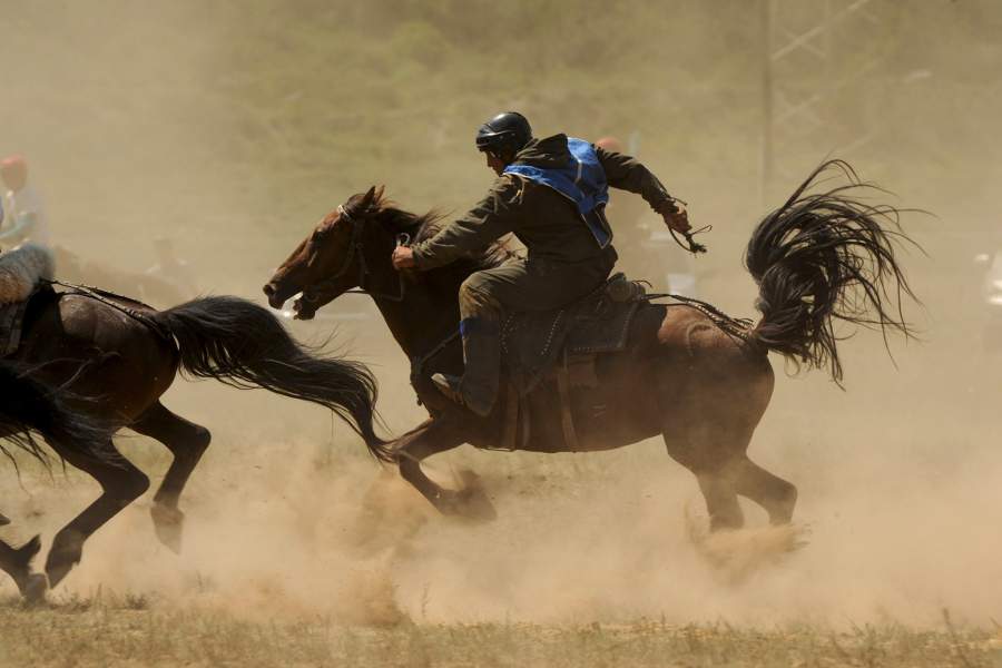 Как играют в кок бору жители Горного Алтая