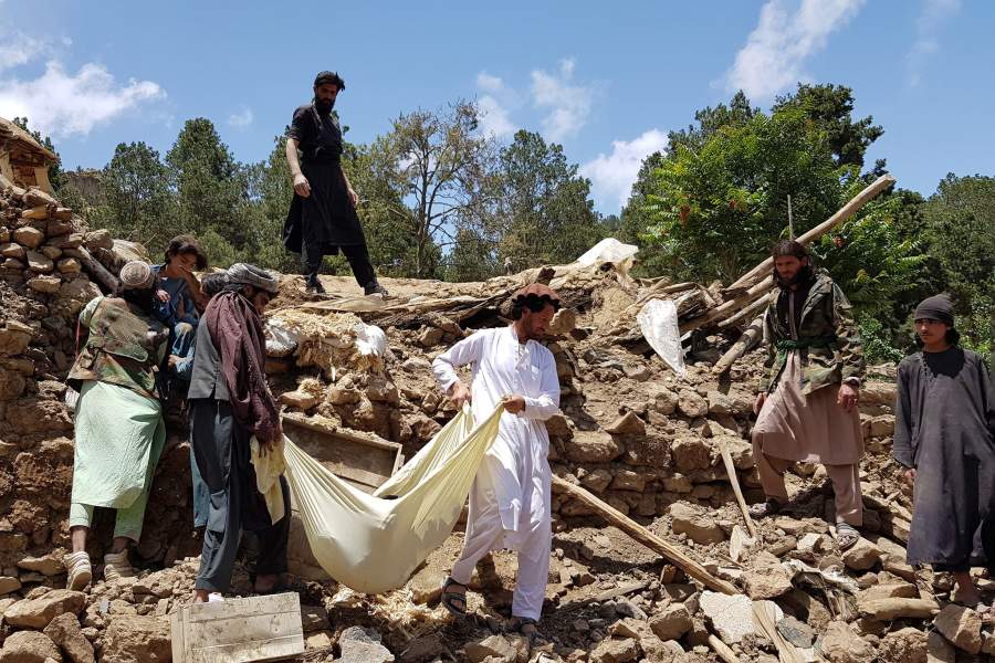 Землетрясение в Афганистане