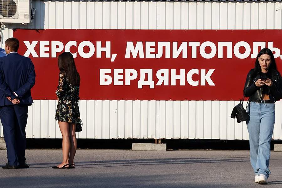 Открытие автобусного сообщения между Крымом, Херсонской и Запорожской областями