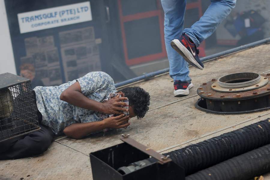  В столице Шри-Ланки продолжаются антиправительственные акции протеста из-за экономического кризиса